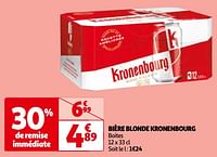 Promoties Bière blonde kronenbourg - Kronenbourg - Geldig van 14/05/2024 tot 21/05/2024 bij Auchan