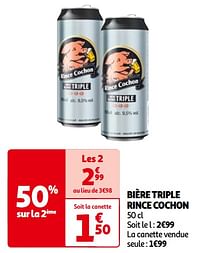 Bière triple rince cochon-RINCE COCHON