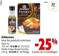 Promotions Kikkoman tous les produits orientaux - Kikkoman - Valide de 08/05/2024 à 21/05/2024 chez Colruyt