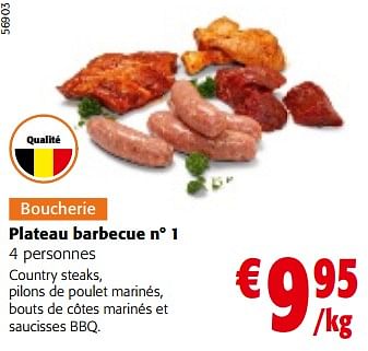 Promotions Plateau barbecue n° 1 - Produit maison - Colruyt - Valide de 08/05/2024 à 21/05/2024 chez Colruyt