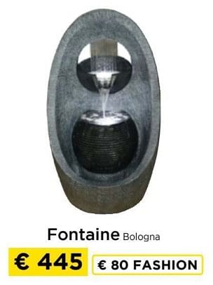 Promotions Fontaine bologna - Produit maison - Molecule - Valide de 09/05/2024 à 20/05/2024 chez Molecule