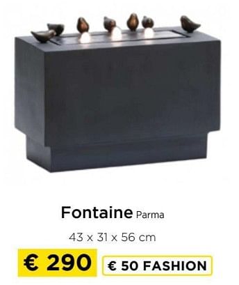 Promotions Fontaine parma - Produit maison - Molecule - Valide de 09/05/2024 à 20/05/2024 chez Molecule