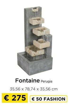 Promotions Fontaine perugia - Produit maison - Molecule - Valide de 09/05/2024 à 20/05/2024 chez Molecule