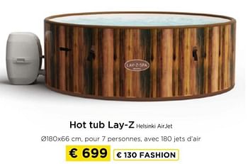 Promotions Hot tub lay-z helsinki airjet - Lay-Z-Spa - Valide de 09/05/2024 à 20/05/2024 chez Molecule