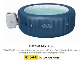 Promotions Hot tub lay-z milan - Lay-Z-Spa - Valide de 09/05/2024 à 20/05/2024 chez Molecule