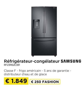 Promotions Réfrigérateur-congélateur samsung rf23r62e3b1 - Samsung - Valide de 09/05/2024 à 20/05/2024 chez Molecule