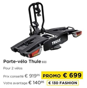 Promotions Porte-vélo thule 933 - Thule - Valide de 09/05/2024 à 20/05/2024 chez Molecule