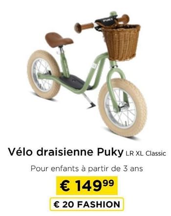 Promotions Vélo draisienne puky lr xl classic - Puky - Valide de 09/05/2024 à 20/05/2024 chez Molecule