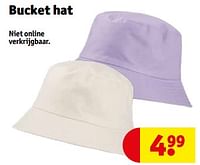 Promoties Bucket hat - Huismerk - Kruidvat - Geldig van 14/05/2024 tot 26/05/2024 bij Kruidvat