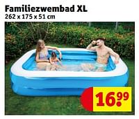 Promoties Familiezwembad xl - Huismerk - Kruidvat - Geldig van 14/05/2024 tot 26/05/2024 bij Kruidvat