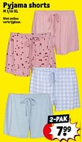 Promoties Pyjama shorts - Huismerk - Kruidvat - Geldig van 14/05/2024 tot 26/05/2024 bij Kruidvat