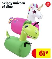 Skippy unicorn of dino-Huismerk - Kruidvat