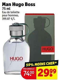 Promotions Man hugo boss edt - Hugo Boss - Valide de 14/05/2024 à 26/05/2024 chez Kruidvat