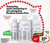 Promotions Shampoing science plex - Produit maison - Kruidvat - Valide de 14/05/2024 à 26/05/2024 chez Kruidvat