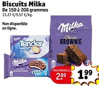 Promotions Biscuits milka - Milka - Valide de 14/05/2024 à 26/05/2024 chez Kruidvat