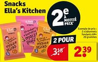 Promotions Snacks bâtonnets fondants 6m+ - Ella’s kitchen - Valide de 14/05/2024 à 26/05/2024 chez Kruidvat