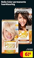 Promoties Belle color permanente haarkleuring zeer licht asblond - Garnier - Geldig van 14/05/2024 tot 26/05/2024 bij Kruidvat