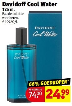 Promoties Davidoff cool water - Davidoff - Geldig van 14/05/2024 tot 26/05/2024 bij Kruidvat