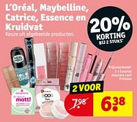 Promoties Essence mascara lash princess - Huismerk - Kruidvat - Geldig van 14/05/2024 tot 26/05/2024 bij Kruidvat