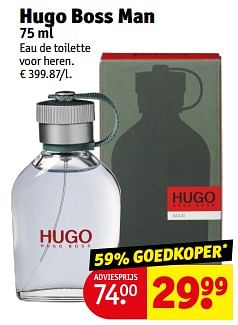 Promoties Hugo boss man - Hugo Boss - Geldig van 14/05/2024 tot 26/05/2024 bij Kruidvat