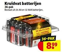 Promoties Kruidvat batterijen - Huismerk - Kruidvat - Geldig van 14/05/2024 tot 26/05/2024 bij Kruidvat