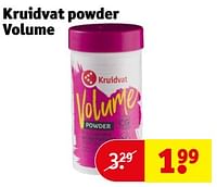 Promoties Kruidvat powder volume - Huismerk - Kruidvat - Geldig van 14/05/2024 tot 26/05/2024 bij Kruidvat
