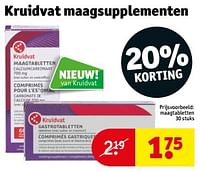 Promoties Maagtabletten - Huismerk - Kruidvat - Geldig van 14/05/2024 tot 26/05/2024 bij Kruidvat