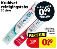 Promoties Reinigingstabs extra sterk - Huismerk - Kruidvat - Geldig van 14/05/2024 tot 26/05/2024 bij Kruidvat