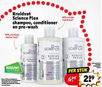 Promoties Shampoo science plex - Huismerk - Kruidvat - Geldig van 14/05/2024 tot 26/05/2024 bij Kruidvat