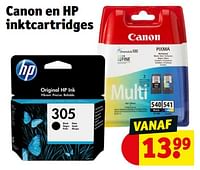 Canon en hp inktcartridges-Huismerk - Kruidvat
