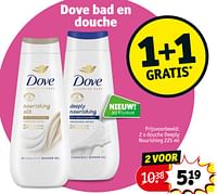Promoties Douche deeply nourishing - Dove - Geldig van 14/05/2024 tot 26/05/2024 bij Kruidvat