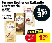 Ferrero rocher en raffaello confetteria-Huismerk - Kruidvat