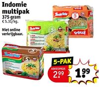 Promoties Indomie multipak - Indomie  - Geldig van 14/05/2024 tot 26/05/2024 bij Kruidvat