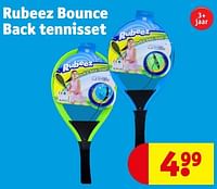 Promoties Rubeez bounce back tennisset - Huismerk - Kruidvat - Geldig van 14/05/2024 tot 26/05/2024 bij Kruidvat
