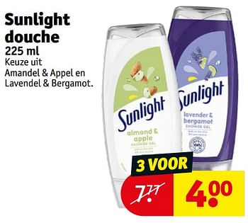 Promoties Sunlight douche - Sunlight - Geldig van 14/05/2024 tot 26/05/2024 bij Kruidvat