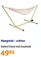 Promoties Hangmat creme - Huismerk - Action - Geldig van 15/05/2024 tot 21/05/2024 bij Action