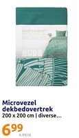 Promoties Microvezel dekbedovertrek - Huismerk - Action - Geldig van 15/05/2024 tot 21/05/2024 bij Action
