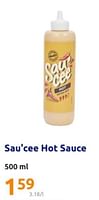Promoties Sau`cee hot sauce - Sau'Cee - Geldig van 15/05/2024 tot 21/05/2024 bij Action