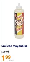 Promoties Sau`cee mayonaise - Sau'Cee - Geldig van 15/05/2024 tot 21/05/2024 bij Action