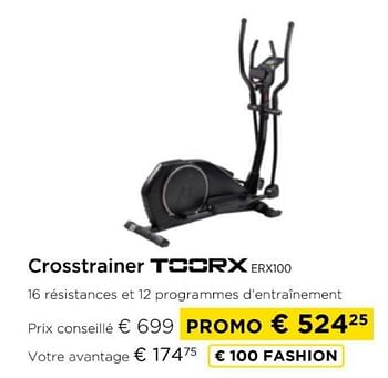 Promotions Crosstrainer toorx erx100 - Toorx - Valide de 09/05/2024 à 20/05/2024 chez Molecule