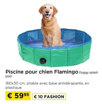 Promotions Piscine pour chien flamingo doggy splash pool - Flamingo - Valide de 09/05/2024 à 20/05/2024 chez Molecule