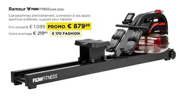 Promotions Rameur flow fitness dwr 2500i - Flow Fitness - Valide de 09/05/2024 à 20/05/2024 chez Molecule
