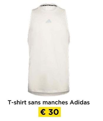 Promotions T-shirt sans manches adidas - Adidas - Valide de 09/05/2024 à 20/05/2024 chez Molecule