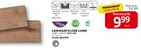 Promoties Laminaatvloer lions - DecoMode - Geldig van 15/05/2024 tot 27/05/2024 bij Brico