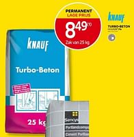 Promoties Turbo-beton - Knauf - Geldig van 15/05/2024 tot 27/05/2024 bij Brico