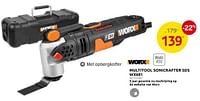 Worx multitool sonicrafter sds wx681-Worx
