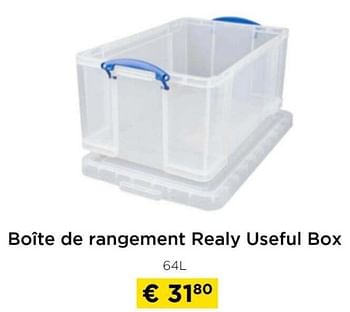 Promotions Boite de rangement realy useful box - Really Useful Box - Valide de 09/05/2024 à 20/05/2024 chez Molecule