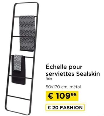 Promotions Échelle pour serviettes sealskin brix - Sealskin - Valide de 09/05/2024 à 20/05/2024 chez Molecule