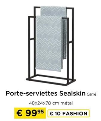 Promotions Porte-serviettes sealskin carré - Sealskin - Valide de 09/05/2024 à 20/05/2024 chez Molecule