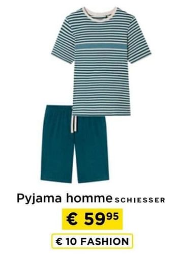 Promotions Pyjama hommesc schiesser - Schiesser - Valide de 09/05/2024 à 20/05/2024 chez Molecule